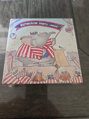 1988 Springbok Mini Puzzle Hallmark "Republican Party Animal 7" PZL7325 Sealed - Image 1 of 4