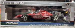 2008 Autografo 1:18 Greenlight Scott Dixon Target Ganassi Indy 500 Vincitore Raro - Foto 1 di 9