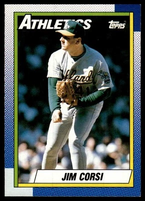 1990 O-Pee-Chee Jim Corsi Oakland Athletics #623 - Image 1 of 2
