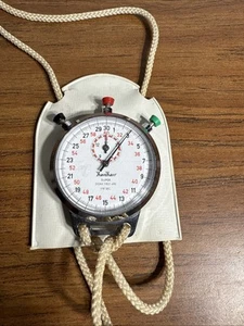 Vintage Hanhart Super Stopwatch DGM 1902 490 1/10 SEC Antimagnetic Works - Picture 1 of 9