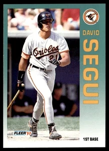 1992 Fleer David Segui Baltimore Orioles #27 - Picture 1 of 2