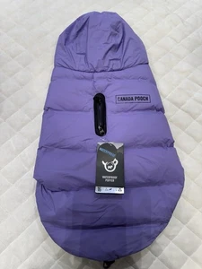 Canada Pooch Lilac Waterproof Puffer Dog Jacket  Stretch Vest - NWT - Size 16”  - Picture 1 of 3