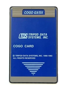 TDS COGO Card For HP 48gx 48SX Surveying Software Tripod Data Systems VG Cond - Picture 1 of 2