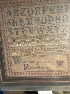 Butternut Road ROSE SAMPLER Cross Stitch Pattern Vtg 1995 - Image 1 of 3