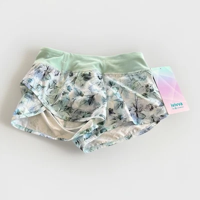 Ivivva by Lululemon Girls Running Athletic Speedy Shorts Size 10 NWT NEW - Image 1 of 4