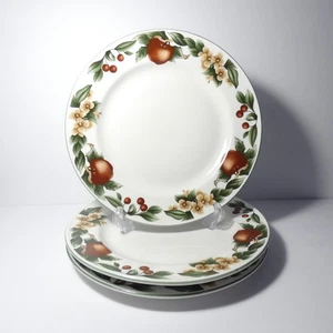 Citation The Cades Cove Collection Apple 10.5" Dinner Plates - Set of 3 - Picture 1 of 18