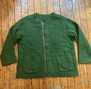 Engineered Garments Mohair Blend Cardigan Sweater Mens Large Green - Picture 1 of 11
