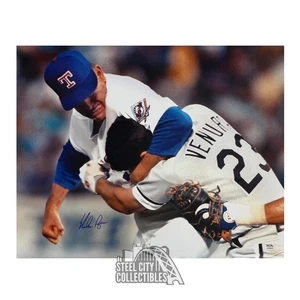 Nolan Ryan Autographed Texas Rangers 16x20 Baseball Photo - PSA/DNA (Fight) - Picture 1 of 1