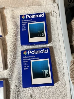 2 Packs  Polaroid 779 High Speed Color Instant Film 10 Per Pak Exp 7/06 - Image 1 of 4