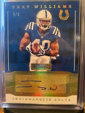 2016 Donruss Signature Series Holo Gold #89 Trey Williams 4/5....FREE SHIPPING
