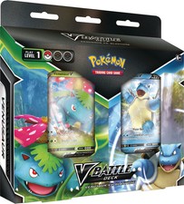 Pokemon TCG: Venusaur V vs Blastoise V Battle Deck Bundle