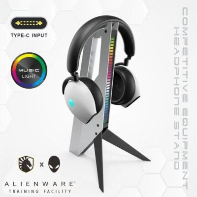 ALIENWARE RGB Gaming Headphone Stand Headset Holder - Image 1 of 4