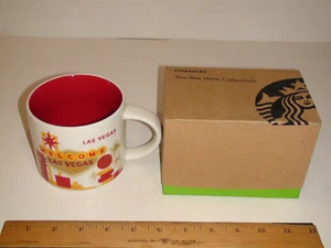 Starbuck's You Are Here Collection - Welcome Las Vegas Mug - 16 oz with box - Picture 1 of 6