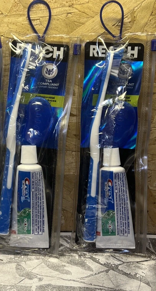 Reach Oral Care Travel Kit with Soft Bristles, Toothbrushes+ Toothpaste - 2 Pack - Image 1 of 2