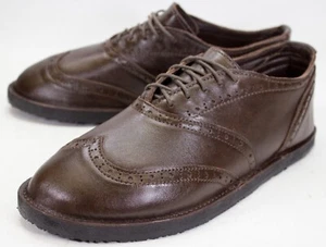 Softstar Taylor Unisex Sz 7 Barefoot Minimalist Zero Drop Wingtip Oxfords Shoes - Picture 1 of 13