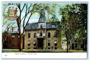 c1910 State Capitol Exterior Building Dover Delaware DE Vintage Antique Postcard - Picture 1 of 2
