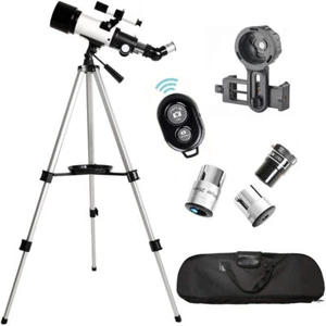 Portable 70mm Astronomical Refracter Telescope with Tripod And Finder Scope - Picture 1 of 7