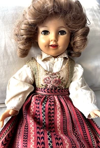 Vintage Shirley Temple IDEAL Vinyl Puppe ST-17, 17" groß cc. 1973 - Bild 1 von 10