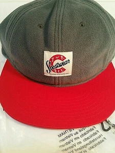 Columbia Bugaboo Red/Gray Fleece Clip Snap Back NWT winter - Picture 1 of 5