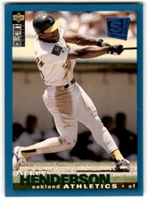 1995 Collector's Choice SE Rickey Henderson #48 Oakland Athletics