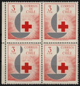 Chile 1969 Block Michel N° 963 Centenary Red Cross MNH VF - Picture 1 of 2