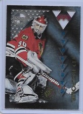 1995-96 Stadium Club Members Only Metalist insert M5 ED BELFOUR BLACKHAWKS