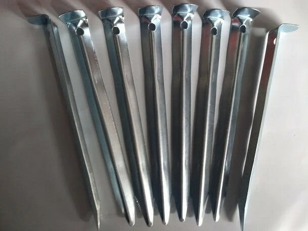 16 Stück Set Zeltheringe 17cm Heringe Erdnägel Bodennägel Zeltpflöcke Erdspieße - Bild 1 von 1