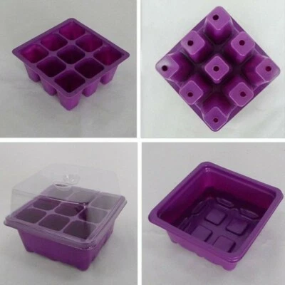 Garden Grow Planting Tray Nursery Pot Starter Trays Germination Hydroponics - Image 1 of 4