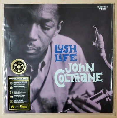 John Coltrane Lush Life Analogue Productions Prestige Sealed AAA 180g Vinyl Mono