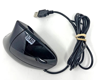 Adesso iMouse E1 Ergonómico USB Ratón Óptico con Cable Usado Probado Funciona Foto 1 de 3