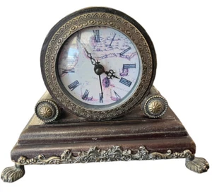 Wood Vintage Quartz Clock Home Decor Office Design Antique - Picture 1 of 6