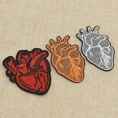 1Piece Embroidered Heart Surgeon Sew On Iron On Patch Badge Dress Craft Diy - Image 1 of 4