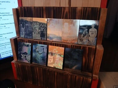 Juego completo de inserciones de holigrama de baloncesto de cubierta superior 1990-91 AW1-AW9 *Jordan* Foto 1 de 4