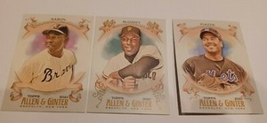 2021 Topps Allen and Ginter singles 1-250