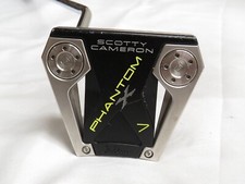 Used LH 2021 Titleist Scotty Cameron Phantom X 7 34" Putter - Steel Shaft