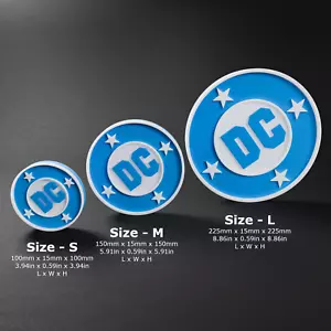 Letrero de exhibición con logotipo impreso en 3D de DC Comics (2024) - Comics - Imagen 1 de 3