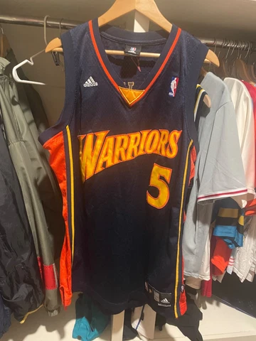 Adidas Golden State Warriors Baron Davis Swingman Jersey Large Mens Cover
