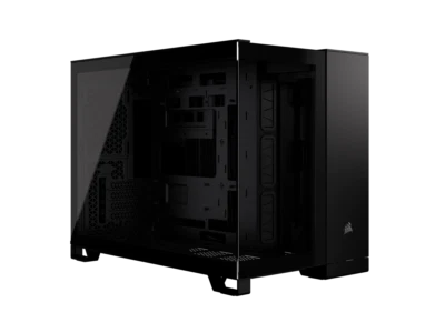 CORSAIR 2500X Micro ATX Dual Chamber PC Case –Tempered Glass Front Panels – Fits - Image 1 of 4