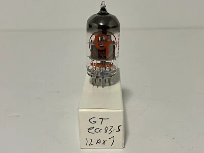 Tubos de ranhura Fender ECC 83 S/12AX7 testes de tubo de vácuo bom 112/104 - Imagem 1 de 4