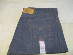Pantalones de mezclilla Levis 501xx vintage nuevos con etiquetas sin existencias botón mosca 48 34 pestaña roja EE. UU. #1 - Imagen 1 de 5