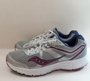 Saucony Womens Cohesion 10 S10420-10 Gray Running Shoes Lace Up Size 9  - Picture 1 of 11