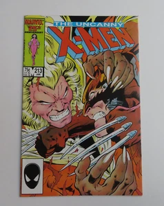 Uncanny X-Men 213 (1987) Mutant Massacre tie-in, Wolverine vs Sabretooth, KEY T - Imagen 1 de 10