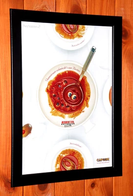 Resident Evil Outbreak File #2 PS2 Capcom Rare Small Poster Old Ad Page Framed - Image 1 of 4