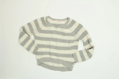 Womens Bongo Gray Striped V Neck Sweater XS EUC - Image 1 of 4