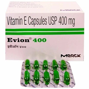 Evion Vitamina E Cápsulas Para Cara Brillante Cabello Fuerte Y Arrugas de Acn... - Imagen 1 de 4