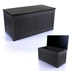270L Outdoor Garden Storage Box Plastic Utility Chest Cushions Toys Furniture