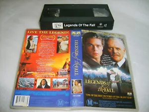 LEGENDS OF THE FALL - Rare 1994 VHS Issue - Hopkins : Brad Pitt - Drama Romance - Picture 1 of 1