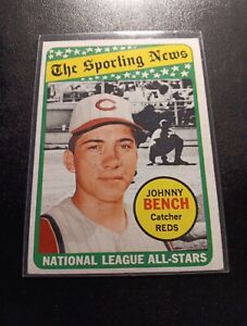 1969 Topps - The Sporting News All Star Selection #430 Johnny Bench EX-MT
