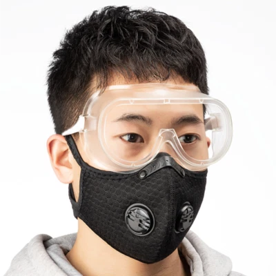 Cycling Masks Face Coving Face Mask Outdoor Sport Running Mask Changeable Filter - Image 1 of 4