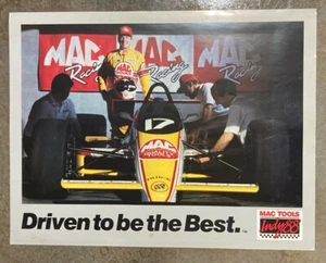 1988 Indy 500 Poster featuring Johnny Rutherford & Mac - Picture 1 of 7